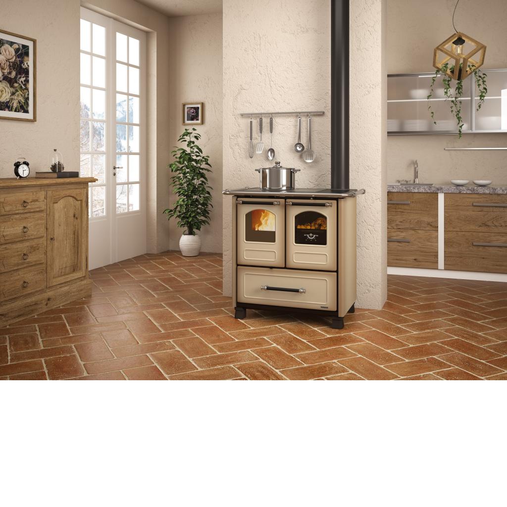 Италианска готварска печка на дърва FAMILY 3,5 – 6.5 kW