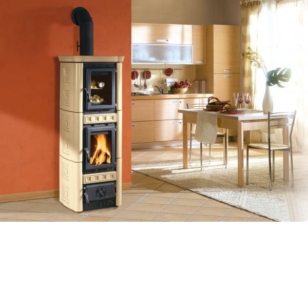 Печка на дърва с готварска фурна GAIA FORNO – 7.3 kW
