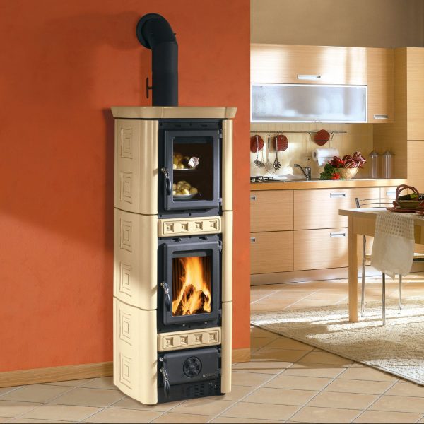 Печка на дърва с готварска фурна GAIA FORNO – 7.3 kW
