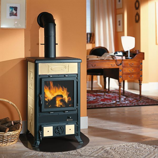 Печка на дърва с облицовка от керамика La Nordica Extraflame ROSSELLA R1 BII – 11 kW