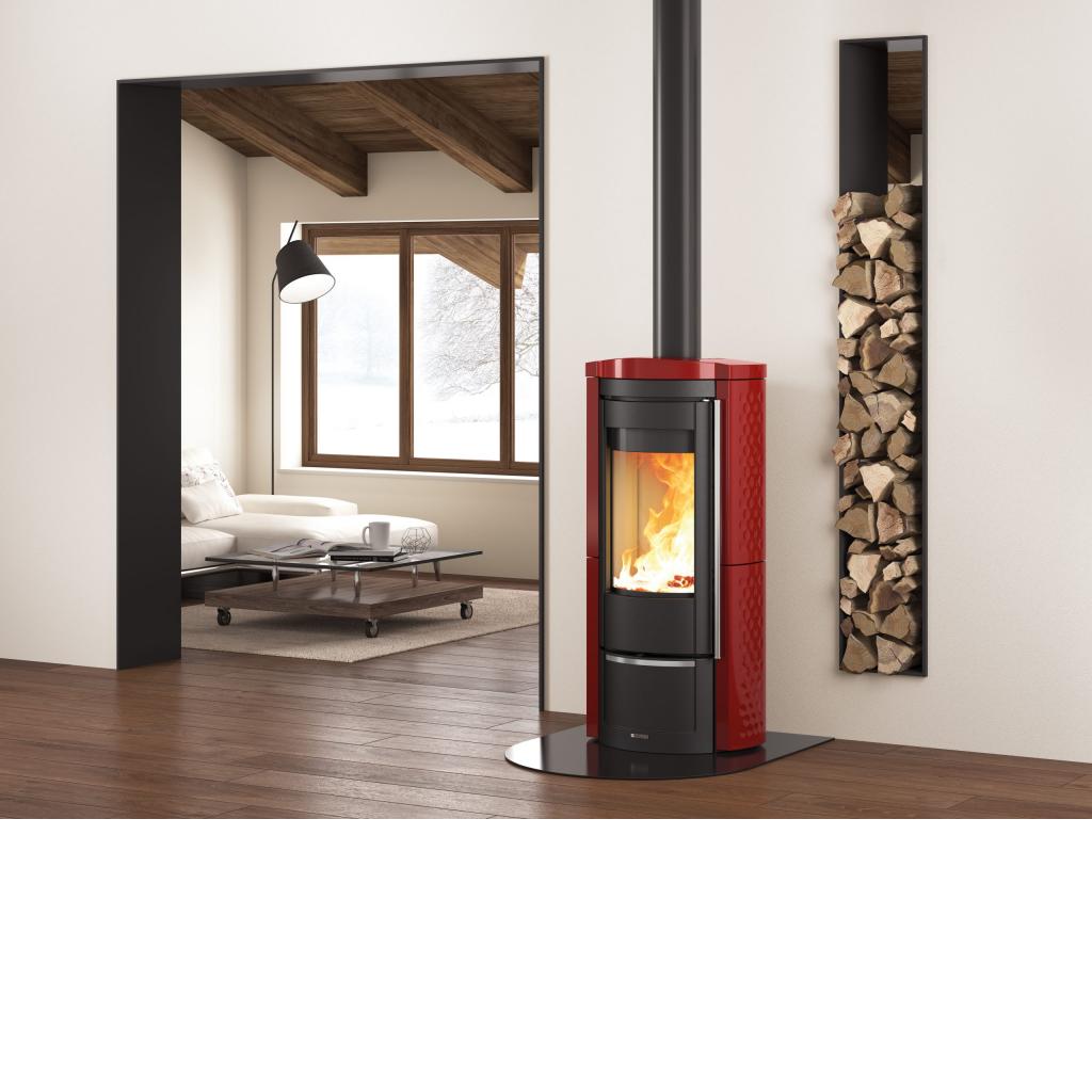 Чугунена печка на дърва с керамична облицовка La Nordica Extraflame LIU – 7.5 kW