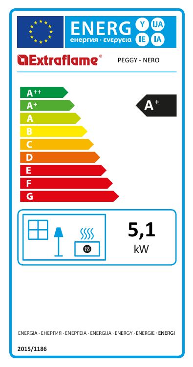 Пелетна камина с въздушна риза La Nordica Extraflame Peggy - 5.1 kW