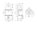 Камина на дърва за вграждане Defro Home Intra C 9.6~12.0 kW