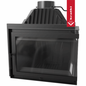 Ъглова камина на дърва за вграждане Kratki Simple – 15.0 kW