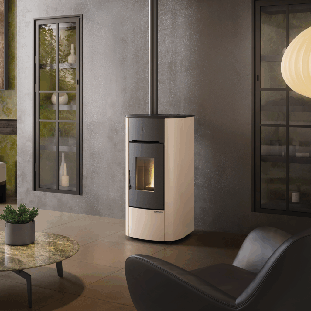 Пелетна камина с въздушна риза La Nordica Extraflame Angelica