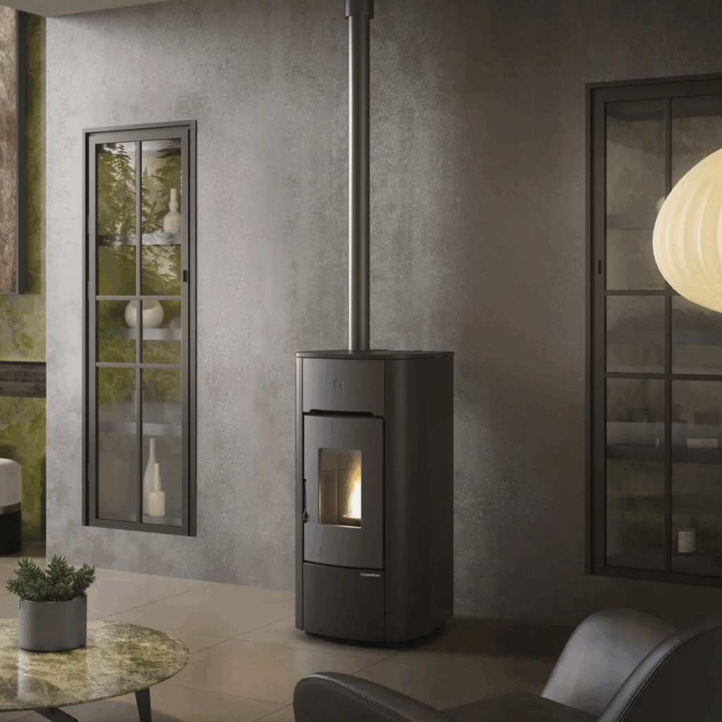 Пелетна камина с въздушна риза La Nordica Extraflame Angelica Plus