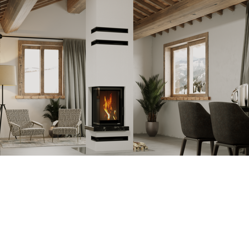 Камина на дърва Defro Home Intra I 10 kW